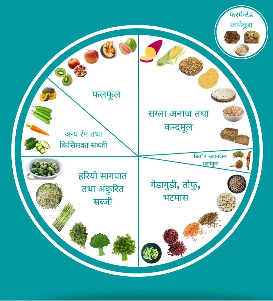 सत आहार नेपाली पुरा खानेपिने